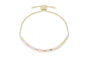 Affection Rose Quartz Gold Bracelet