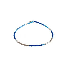 ALISON bracelet blue, silver-plated