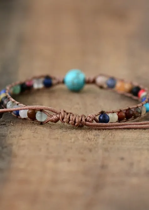 Boho Beaded Bracelets - Blue Turquoiser