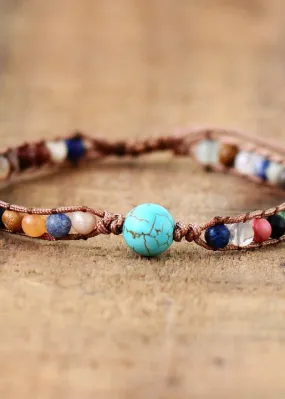 Boho Beaded Bracelets - Blue Turquoiser