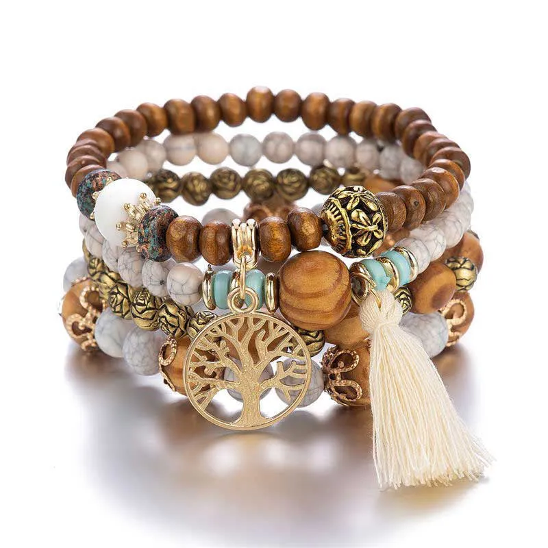 Boho Bohemian Style | Wooden Bracelet