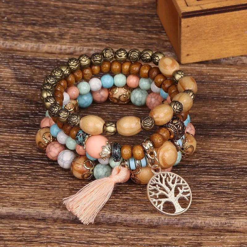 Boho Bohemian Style | Wooden Bracelet