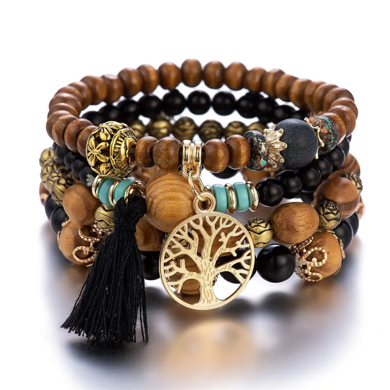 Boho Bohemian Style | Wooden Bracelet