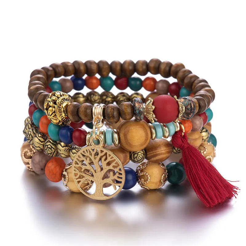 Boho Bohemian Style | Wooden Bracelet