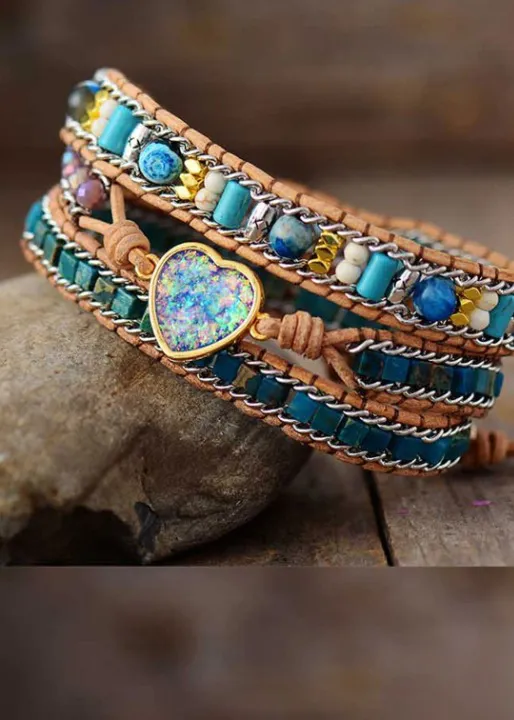 Boho Woman Beaded Bracelets