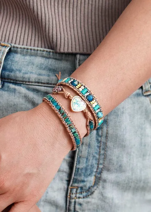 Boho Woman Beaded Bracelets