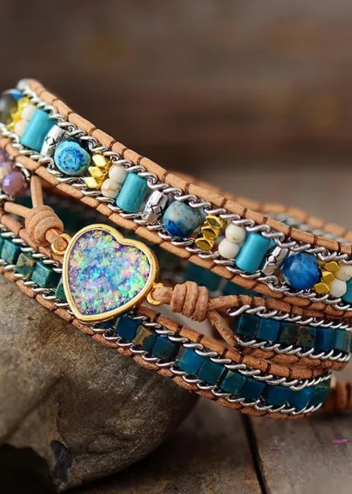 Boho Woman Beaded Bracelets