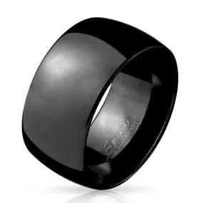 BOLD BLACK 11MM MENS RING