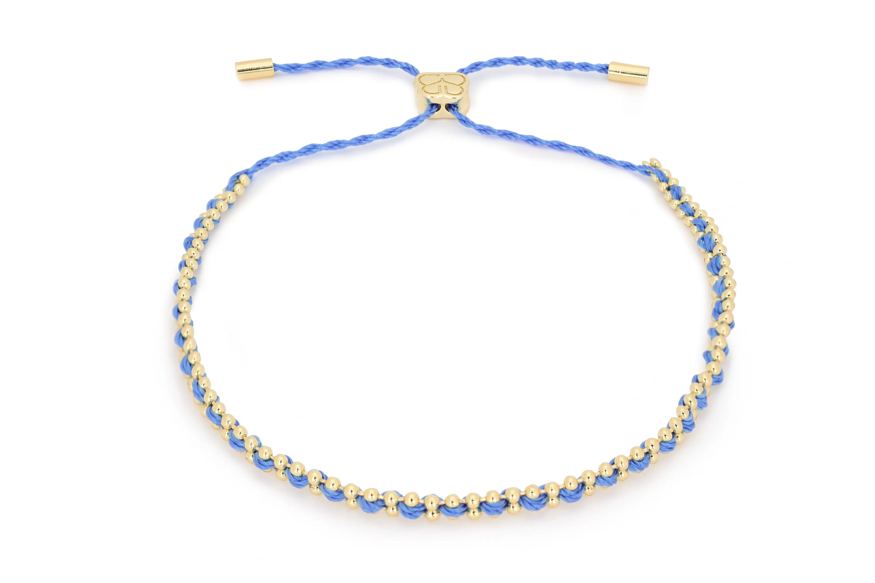 Braid Blue Gold Bracelet