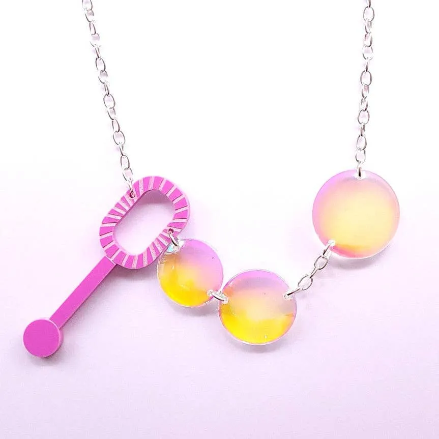 Bubble Blower Necklace by Sugar & Vice