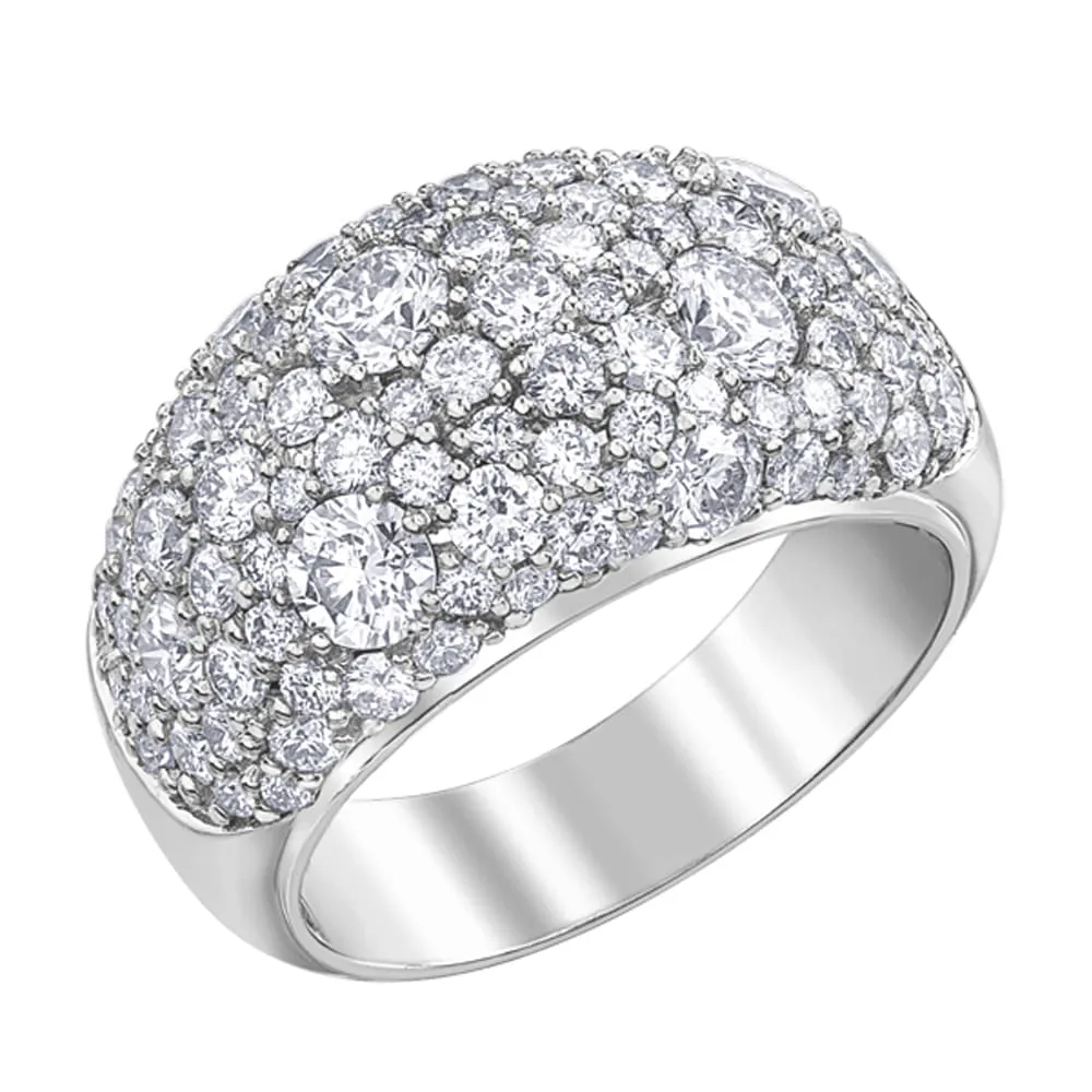 Cluster Style Diamond Ring