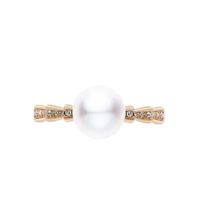 Diamond "Classic Full" Pearls Ring