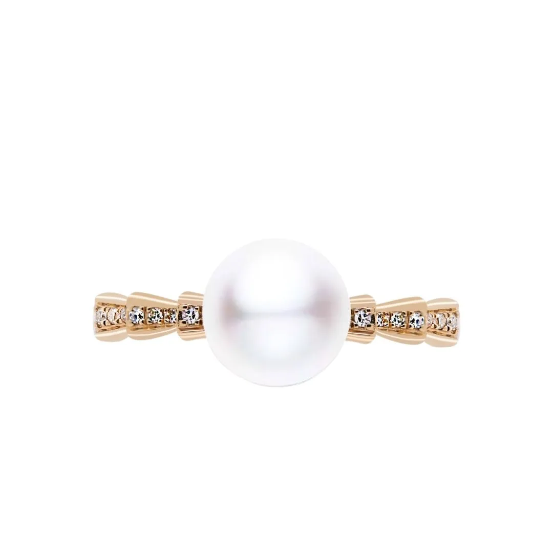 Diamond "Classic Full" Pearls Ring