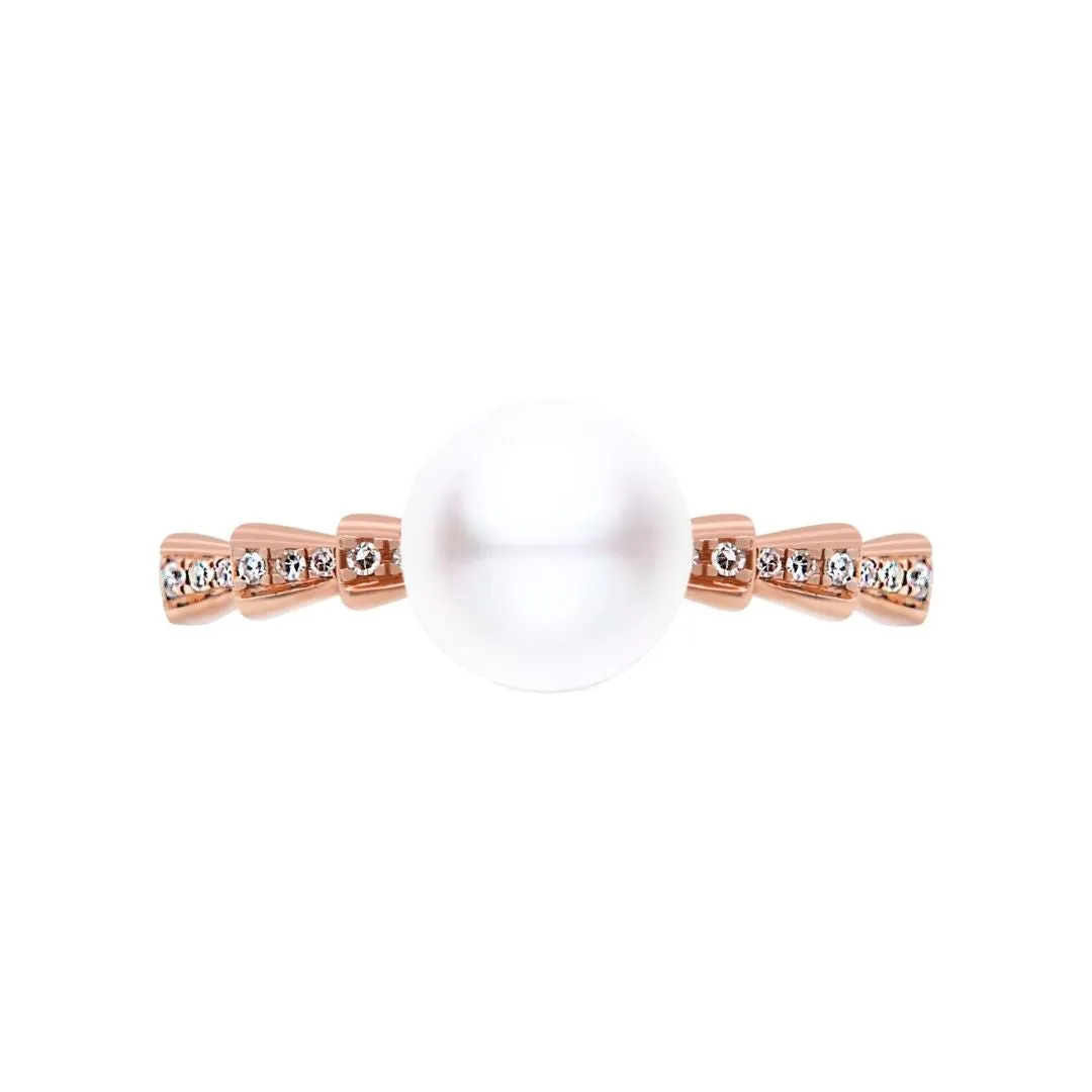 Diamond "Classic Full" Pearls Ring