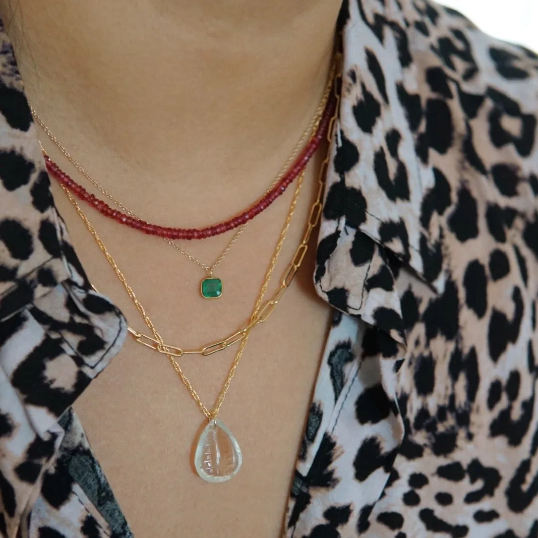 Full Semi-Precious Gemstone Necklace