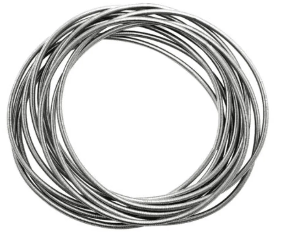 Guitar string bracelets in several colors