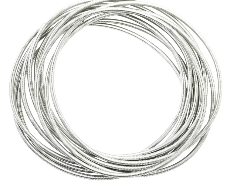 Guitar string bracelets in several colors