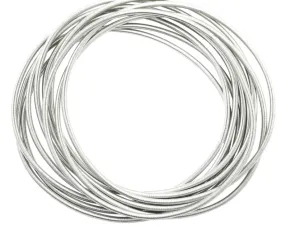 Guitar string bracelets in several colors