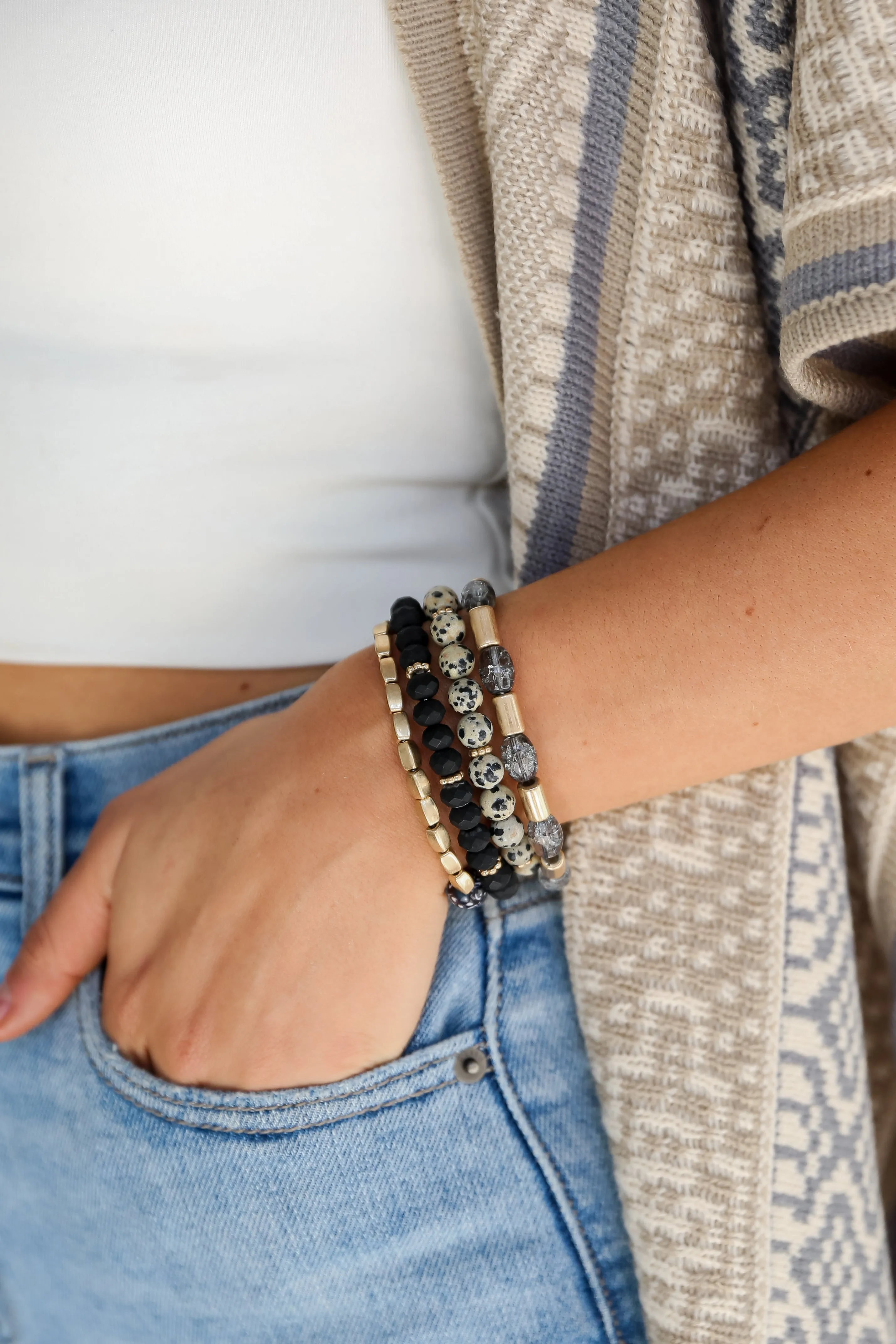 Hallie Beaded Bracelet Set