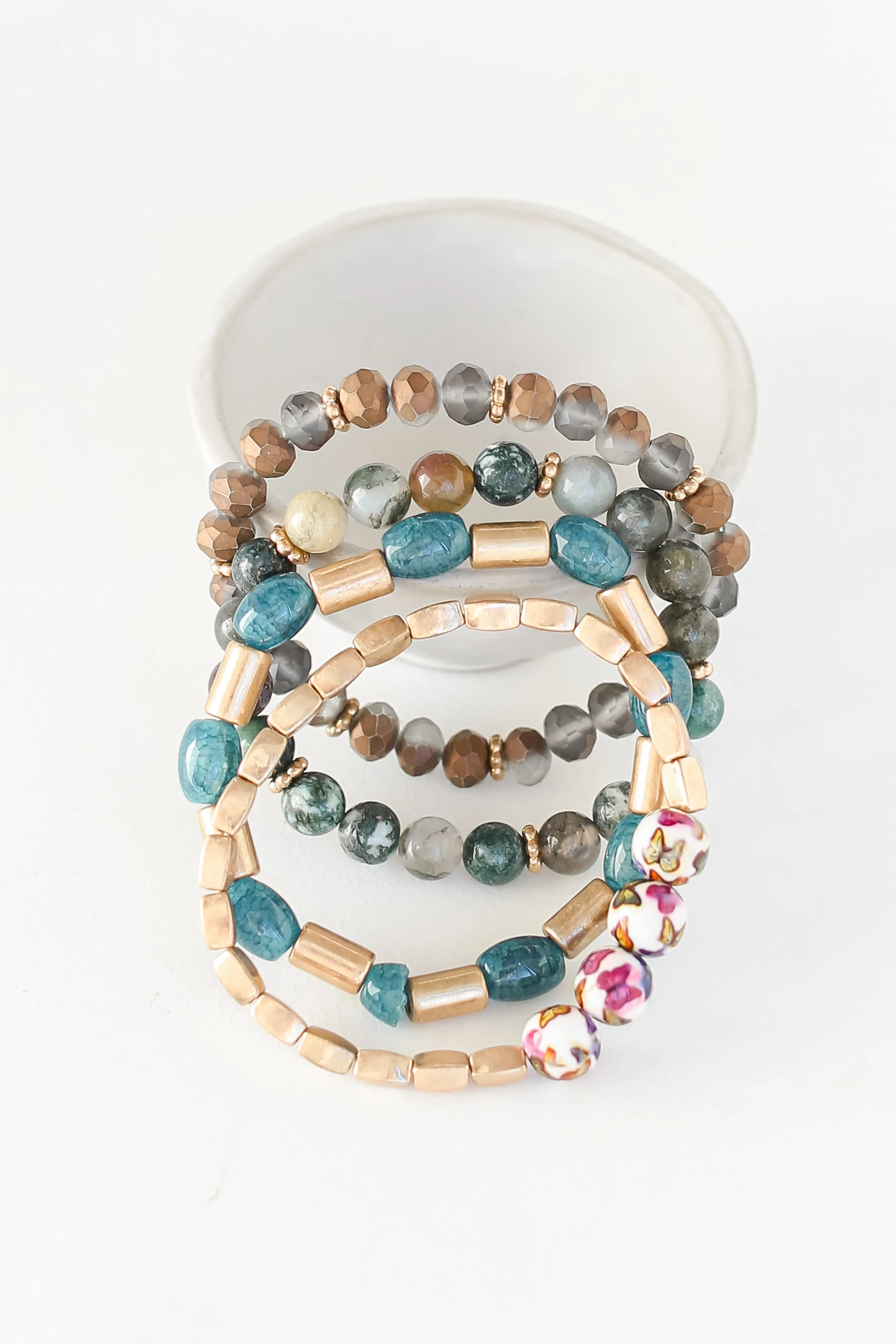 Hallie Beaded Bracelet Set