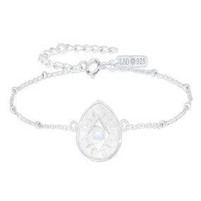 Laihas Prestige Sparkle Sterling Silver Moonstone Bracelet