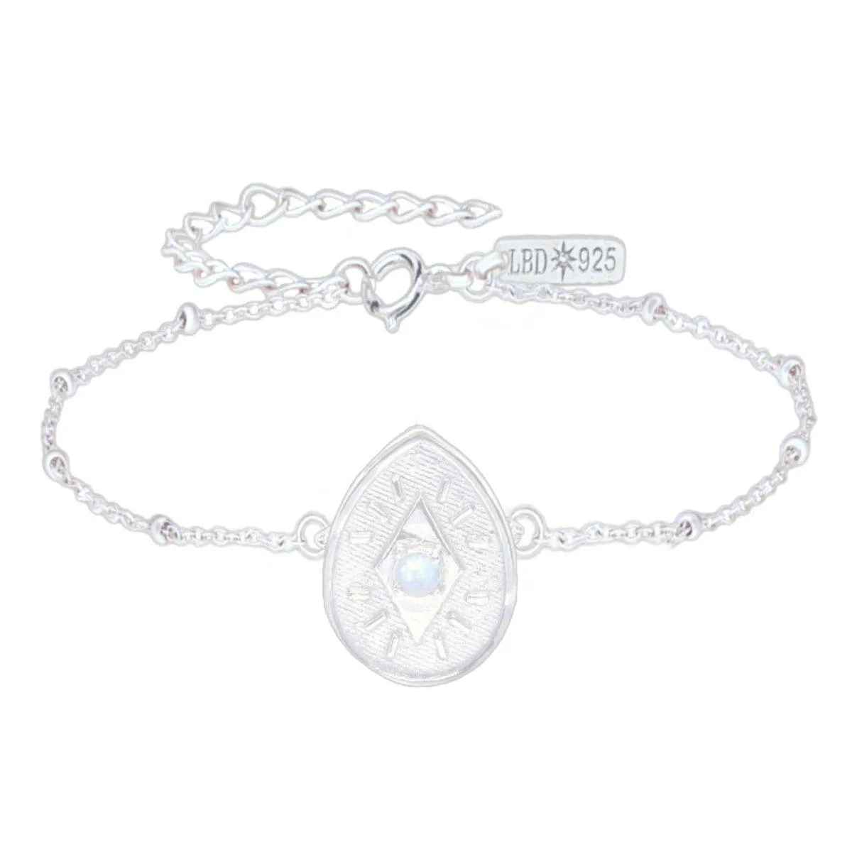 Laihas Prestige Sparkle Sterling Silver Moonstone Bracelet