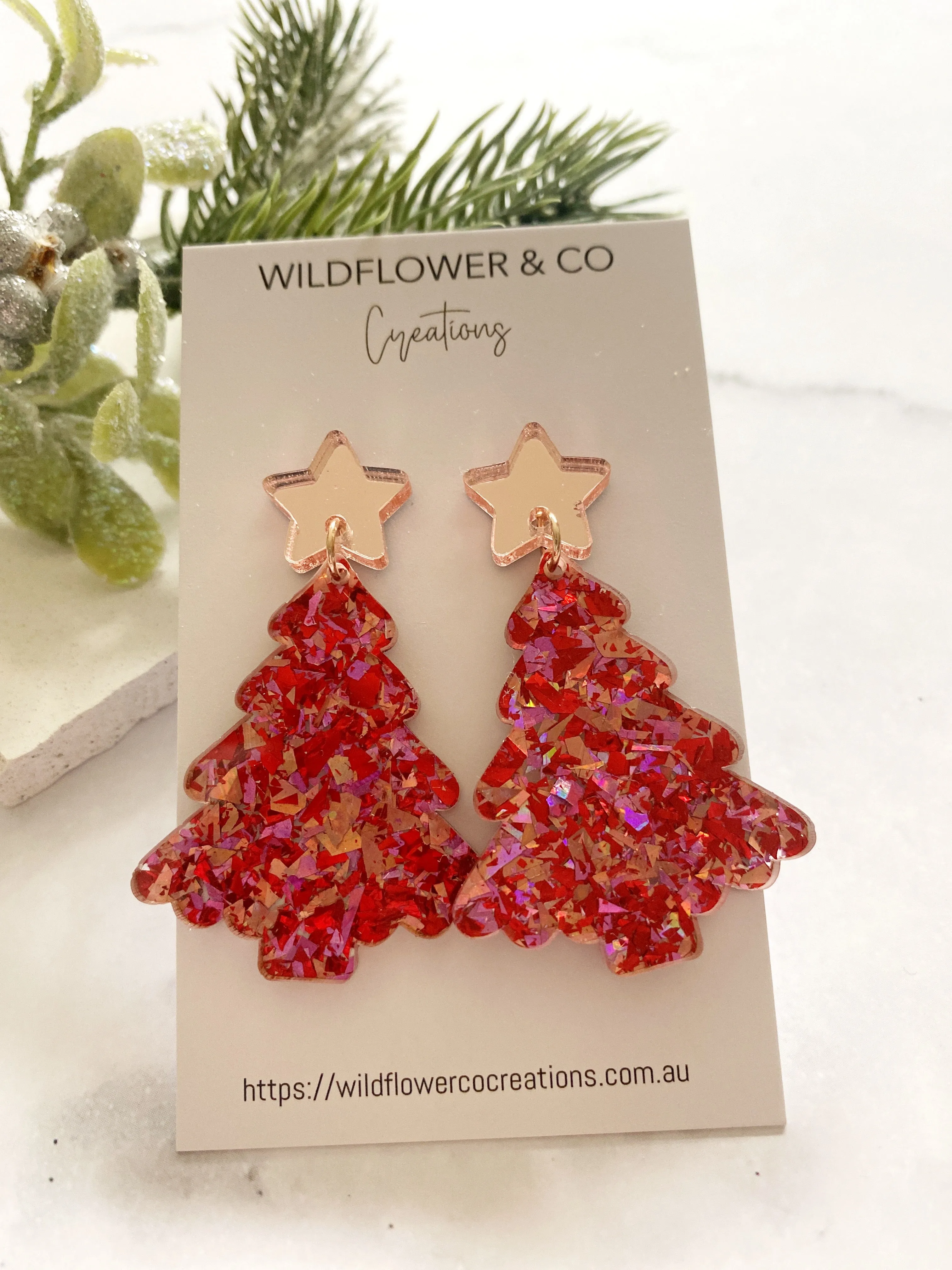 Large Christmas Tree Dangles