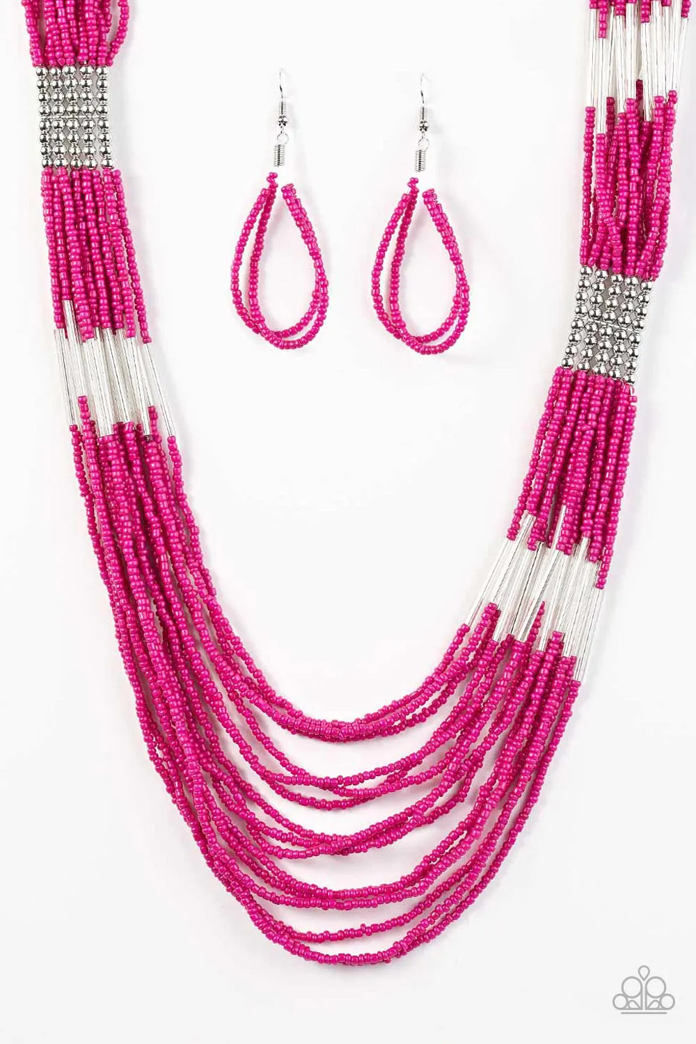 Let It BEAD Pink-Necklace