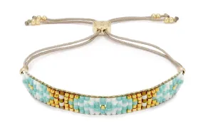 Matira Aqua Beaded Friendship Bracelet