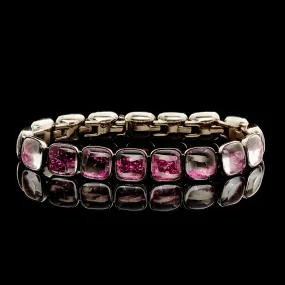 Mattia Cielo 18Kt Gold Ruby & Black Diamond Bracelet