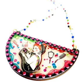 Mid Century Madness Statement Necklace by Rosie Rose Parker