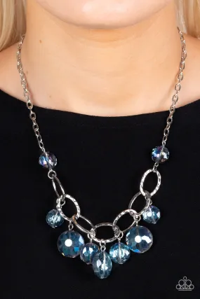 Necklaces Rhinestone River - Blue B2289