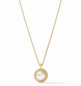 Odette Pearl Solitare Necklace