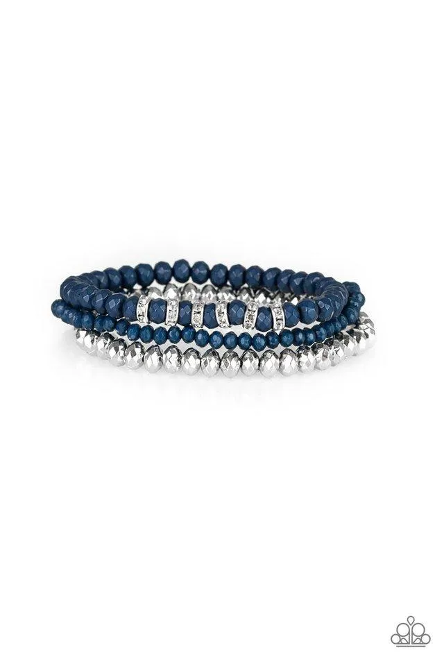 Paparazzi Bracelet ~ Ideal Idol - Blue