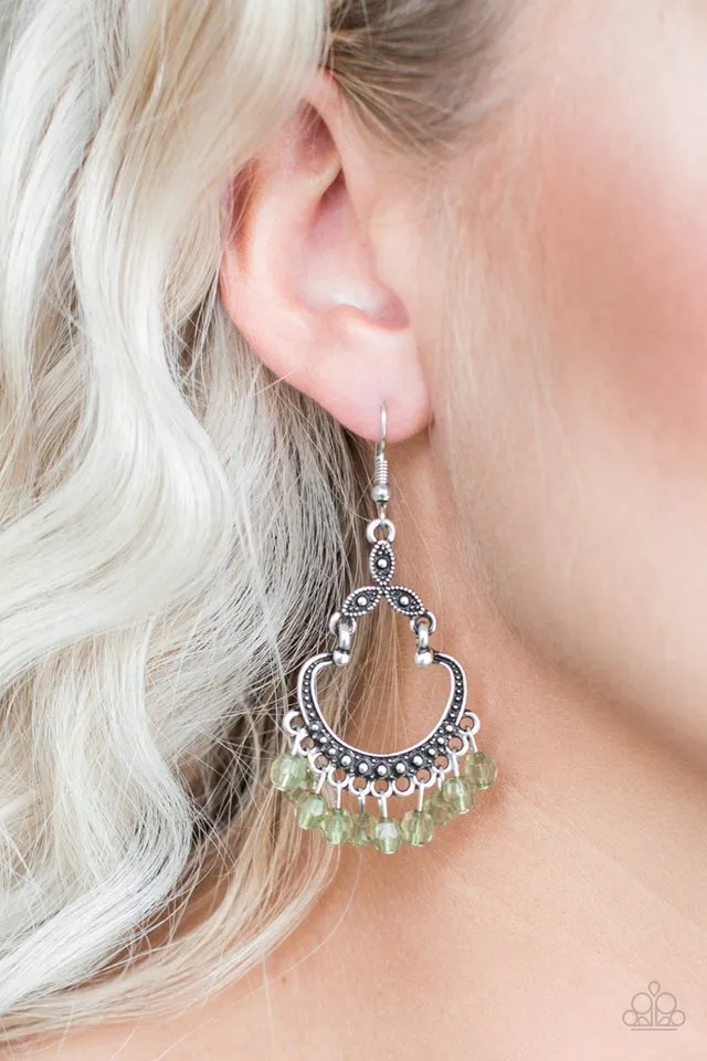 Paparazzi Earring ~ Babe Alert - Green