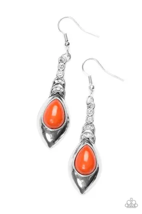 Paparazzi Earring ~ You Know HUE - Orange