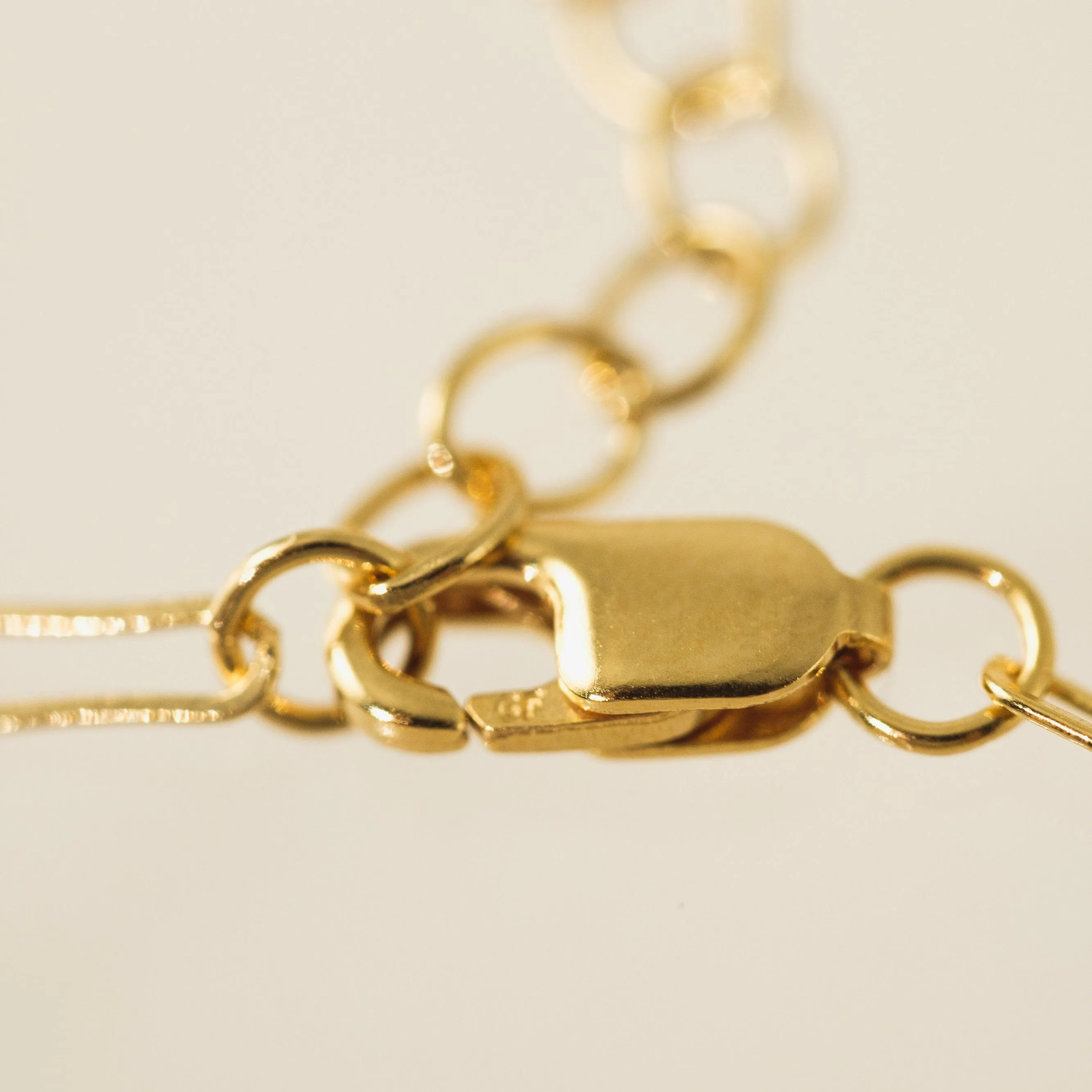 Paperclip Chain Gold-Filled Anklet