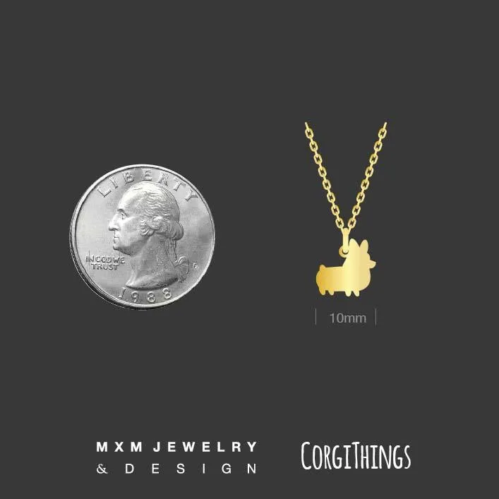 PREORDER: Corgi Things Necklace | GoldFilled