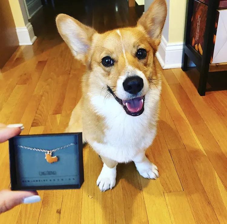 PREORDER: Corgi Things Necklace | GoldFilled