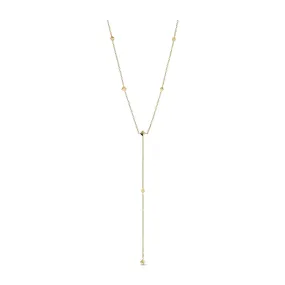 R.08® Lariat Necklace | Yellow Gold