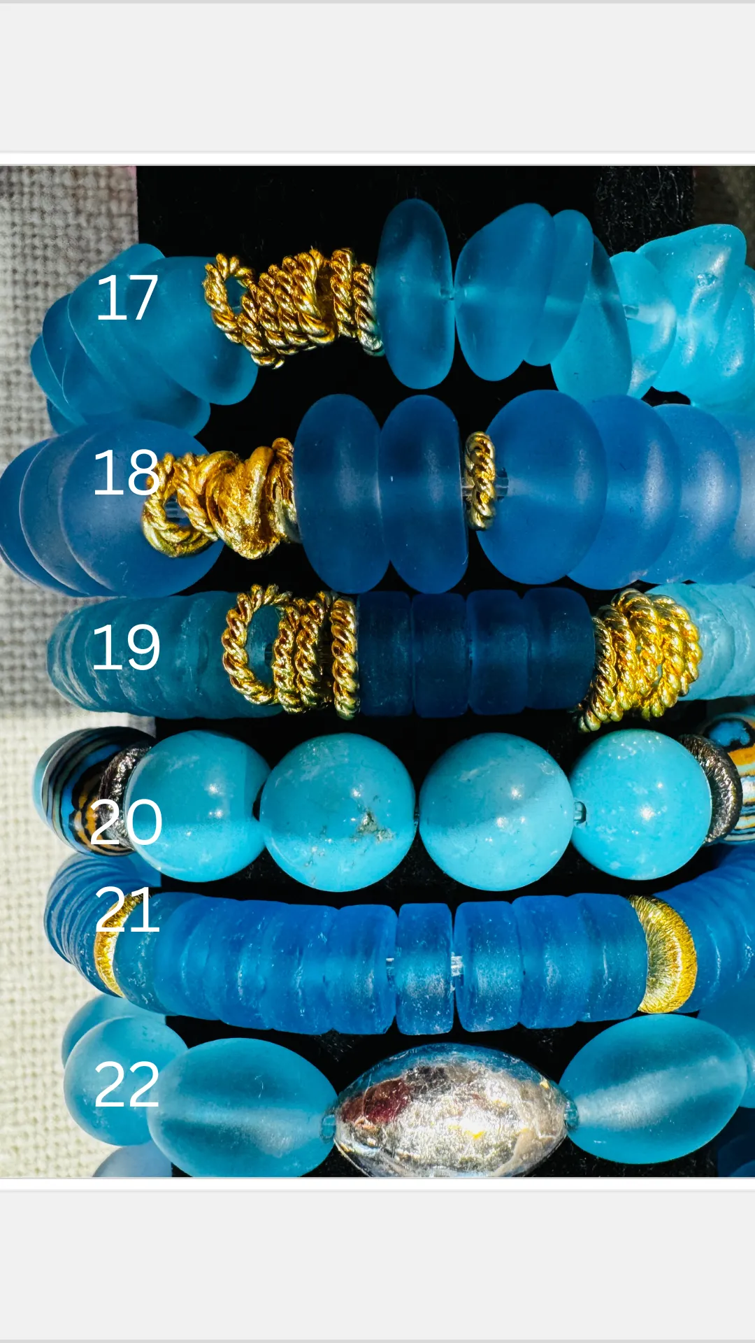 Recycled Glass Bracelets