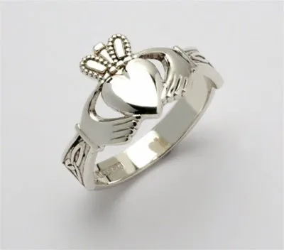 Retired Ladies Silver Claddagh Ring LSF-R116