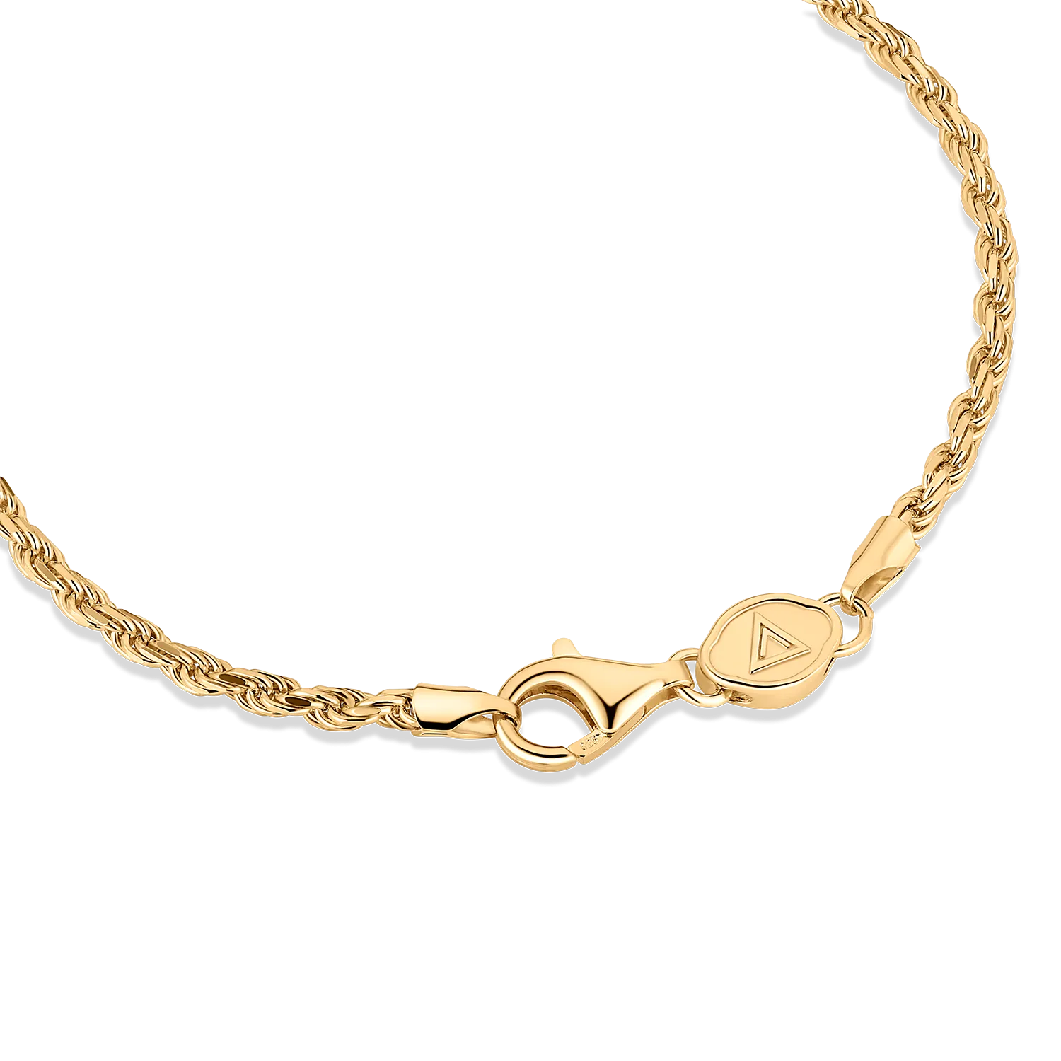 Rope Anklet, Gold Vermeil (2.3mm)