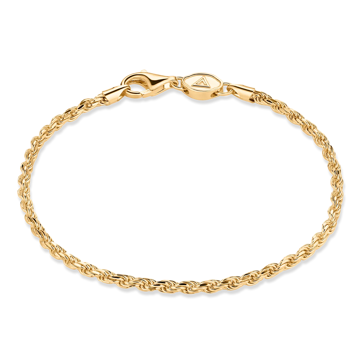 Rope Anklet, Gold Vermeil (2.3mm)