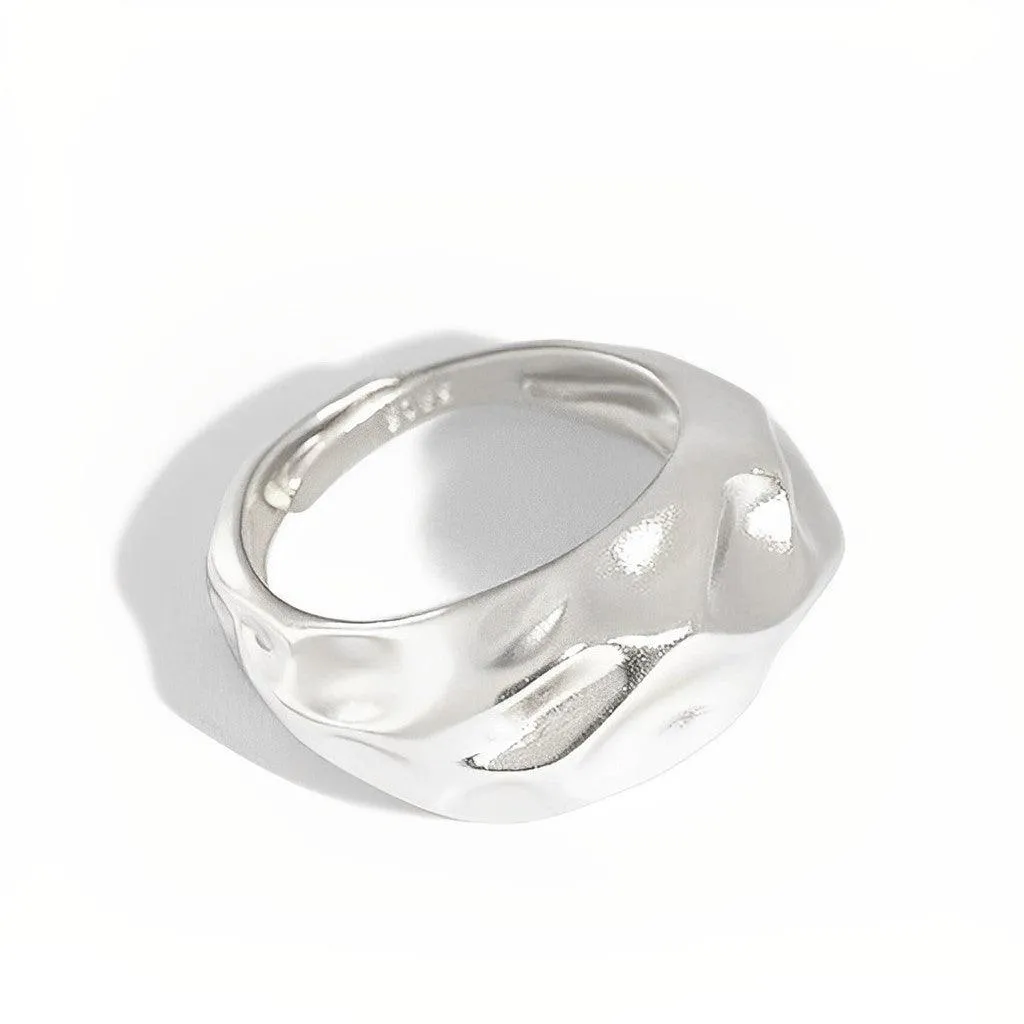 Silver Signet Ring - Phoebe