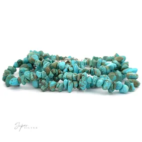 Southwest Colorado Turquoise Chip Bracelet or Anklet