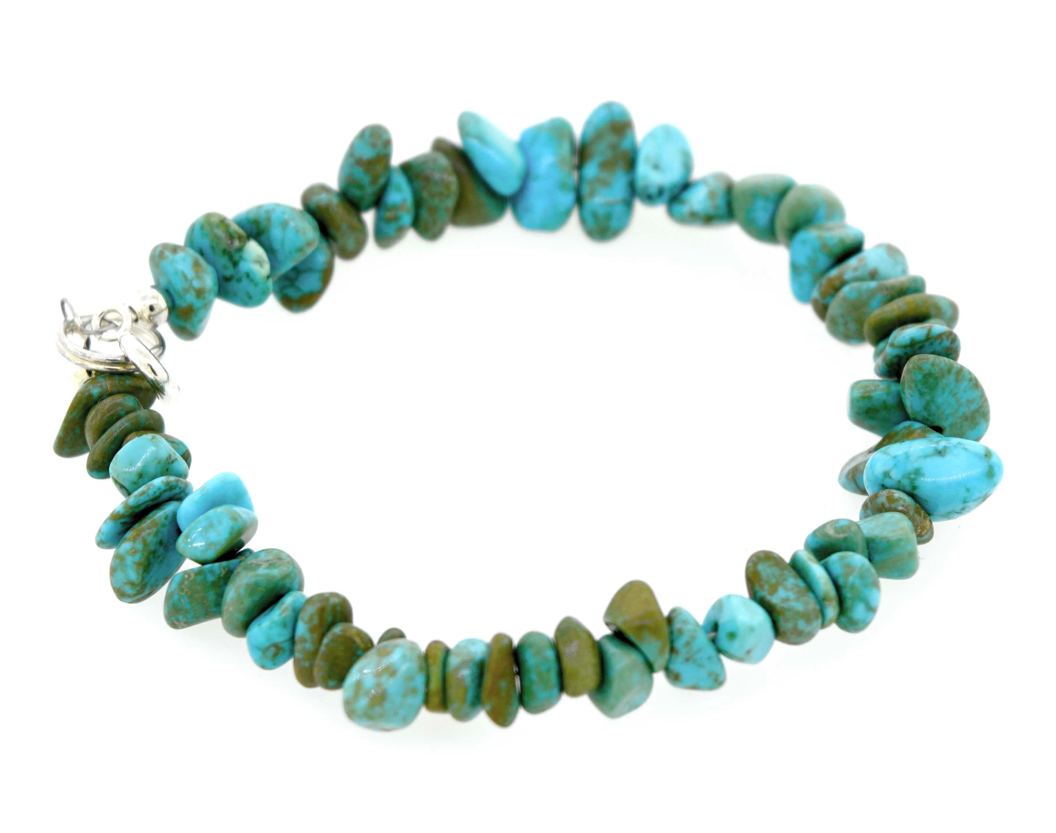 Southwest Colorado Turquoise Chip Bracelet or Anklet