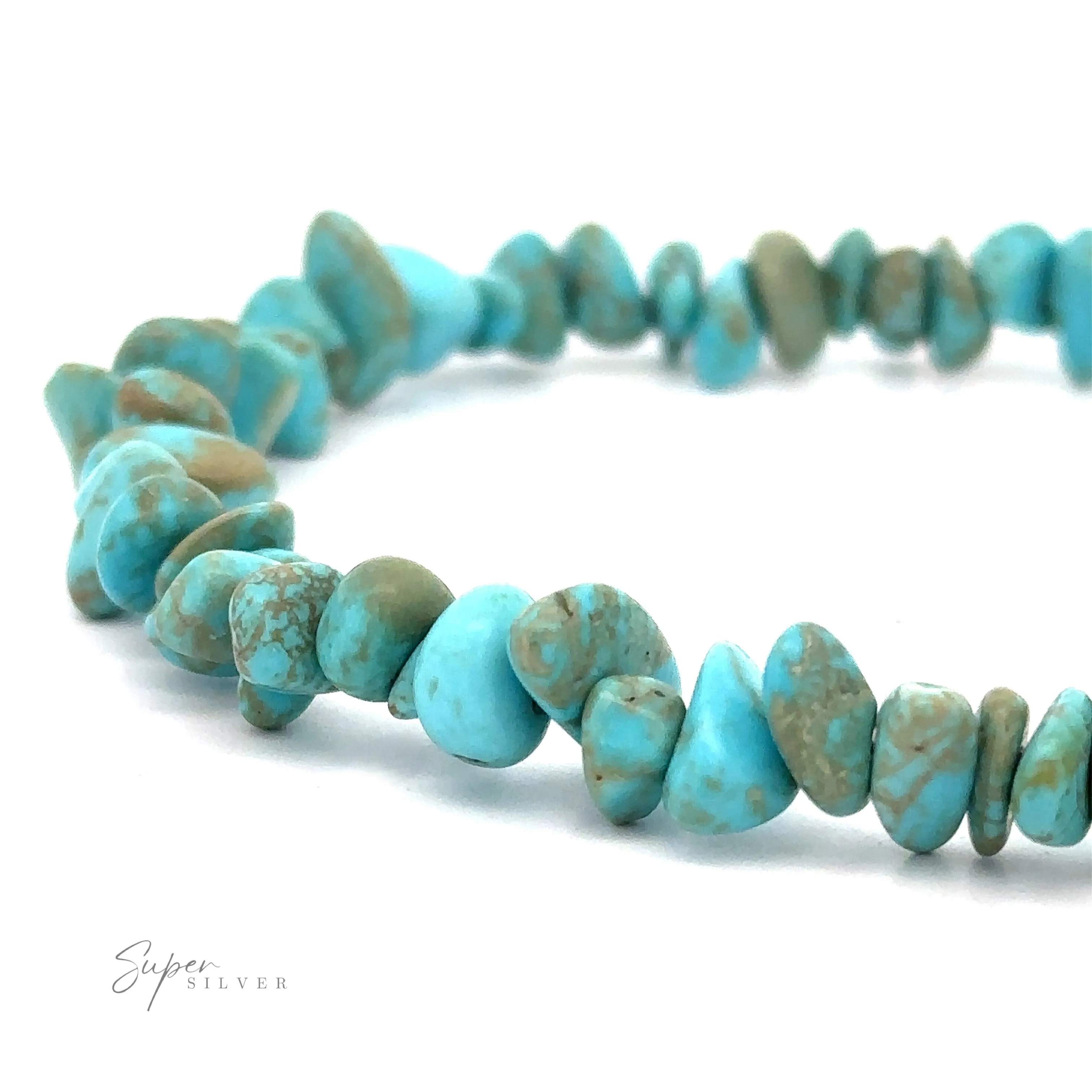 Southwest Colorado Turquoise Chip Bracelet or Anklet