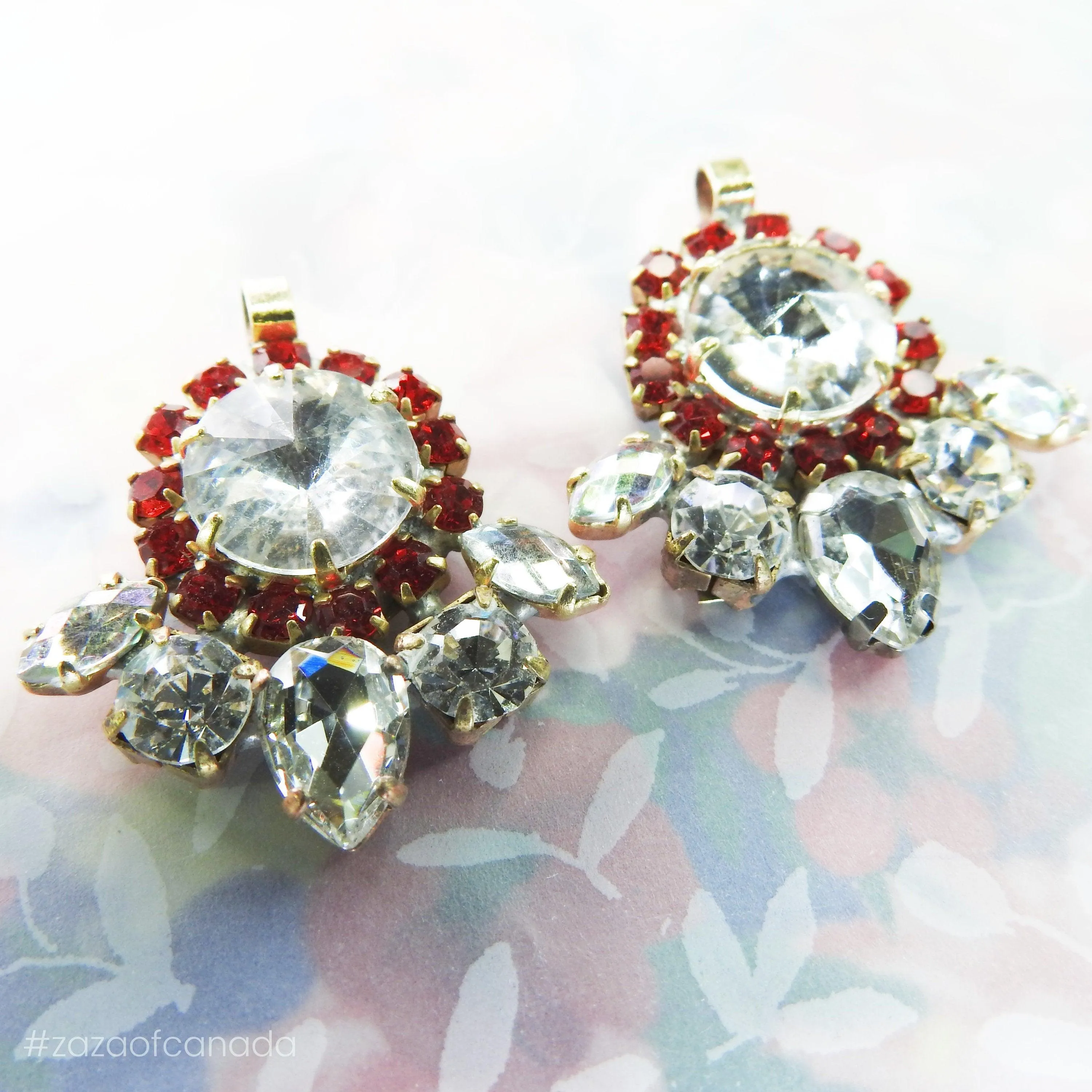 Vintage style charms: earring charms